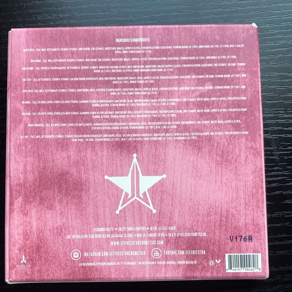 Jeffree Star Star Ranch Eyeshadow Palette Out of stock‎ Gift with Purchase